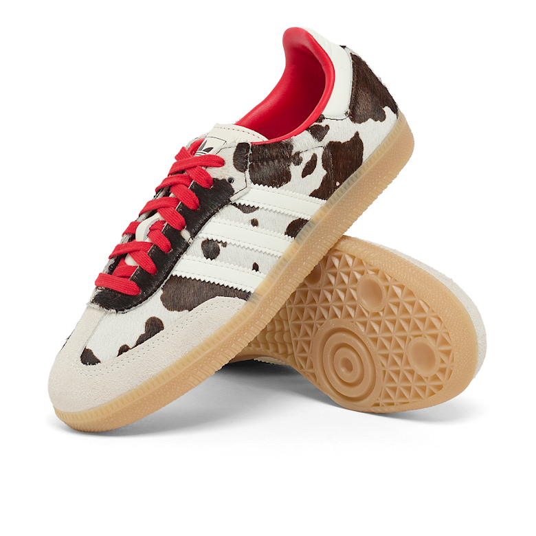 adidas gazelle silver green womens ADIDAS W Samba LT Cow Print Pony Hair black and white JS3930