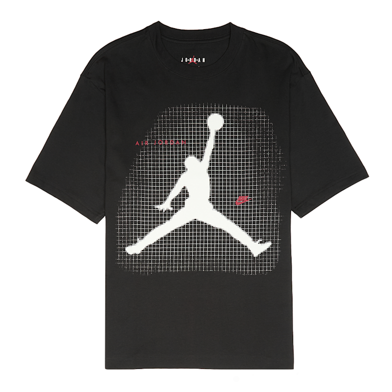 Buy Jordan Graphic T-Shirt in black/white/gym red | IF3073-010