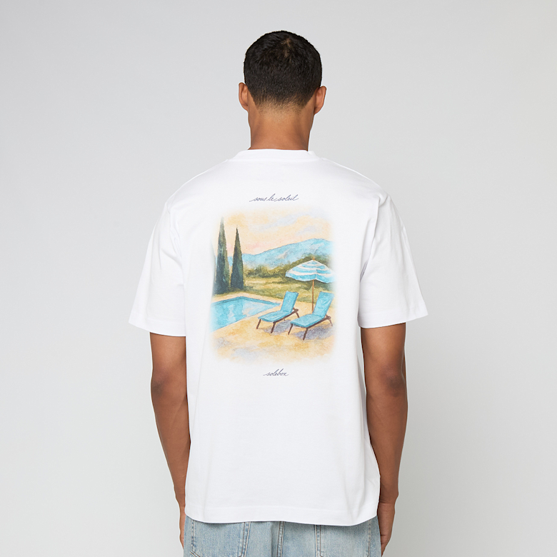 Buy solebox Pool Tee in white | SBX-SS/25-POOL-TEE-WHT | solebox