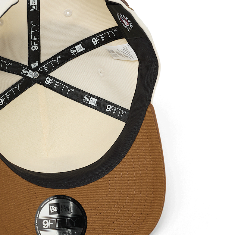 Buy New Era Suede Visor 9Fifty Los Angeles Dodgers Cap in beige