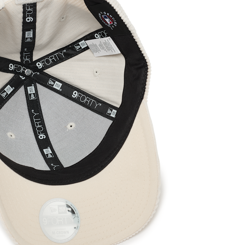 Kaufe New Era Pastel Cord 9Forty Los Angeles Dodgers Cap in beige