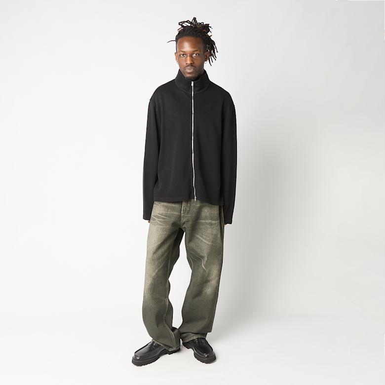 Buy Our Legacy Shrunken Fullzip in black | M2266SBA | solebox