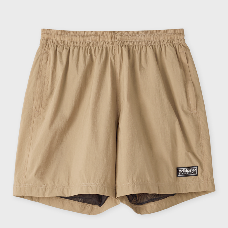 Buy adidas Originals Hudwell SPZL Short in beige | KR2732 | solebox