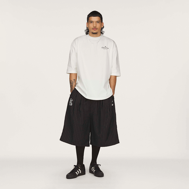 Buy adidas Originals x Willy Chavarria Logo SS Tee in beige