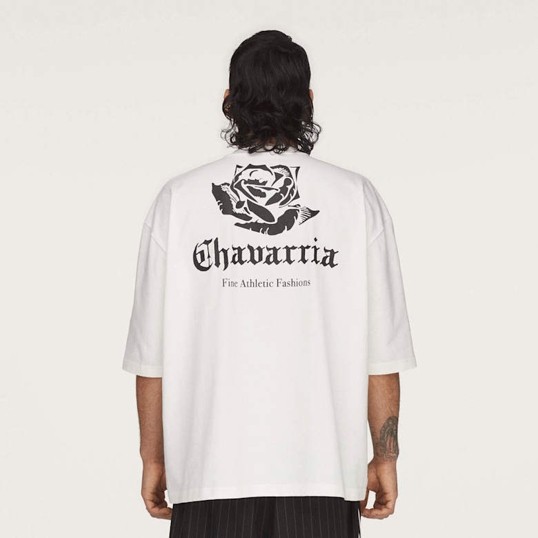 Buy adidas Originals x Willy Chavarria Logo SS Tee in beige