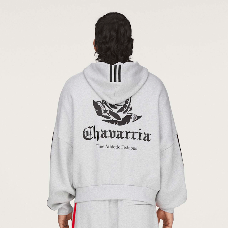 Buy adidas Originals x Willy Chavarria FZ Hoodie in grey | KV2250