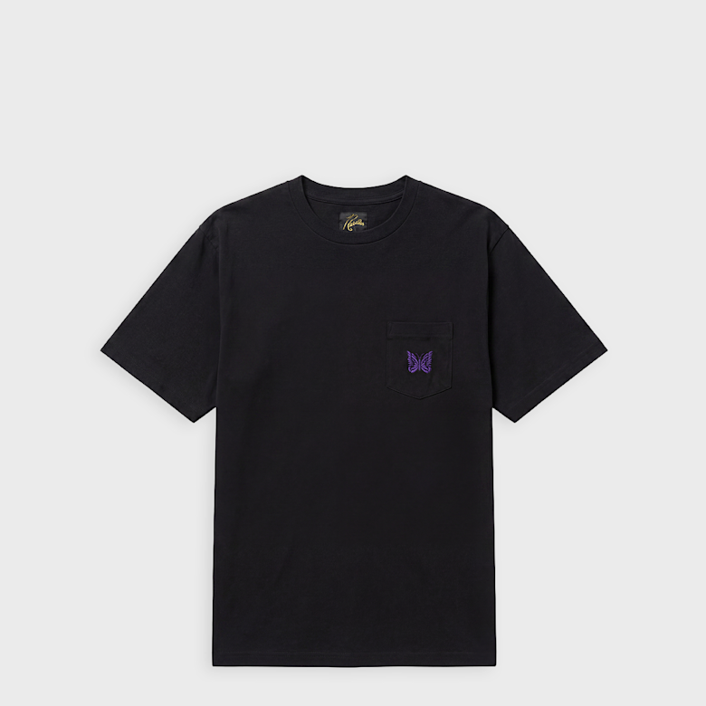 Buy Needles Butterfly embroidered T-shirt in black | SX444-G | solebox