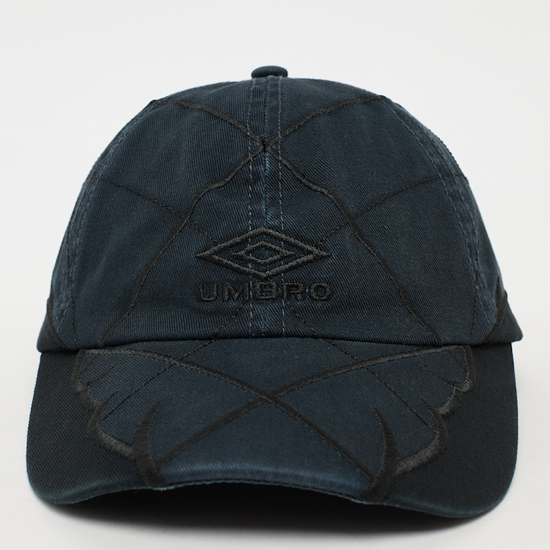 Buy Umbro by Slam Jam Collision Cap in blue black anthracite