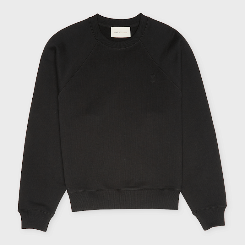 Buy AMI PARIS Small Embossed ADC Sweatshirt noir Small Embossed