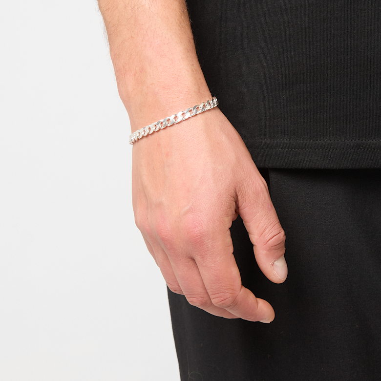 Buy TwoJeys Unstoned Cuban Bracelet in silver | 229225001 | solebox