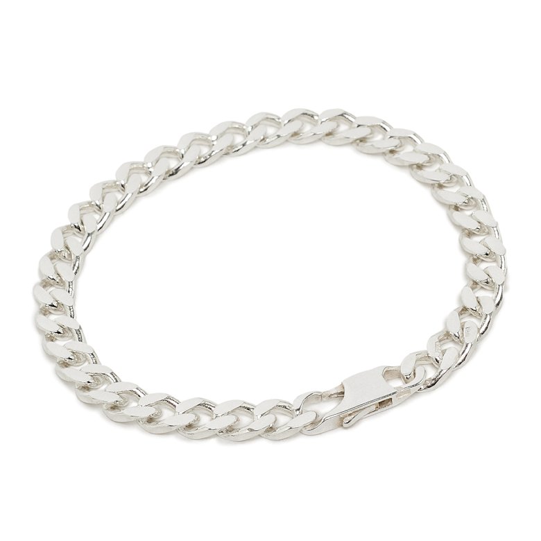 Buy TwoJeys Unstoned Cuban Bracelet in silver | 229225001 | solebox