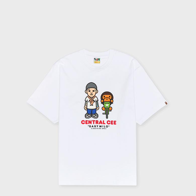 Buy A Bathing Ape x Spotify x Central Cee Baby Milo Tee in white