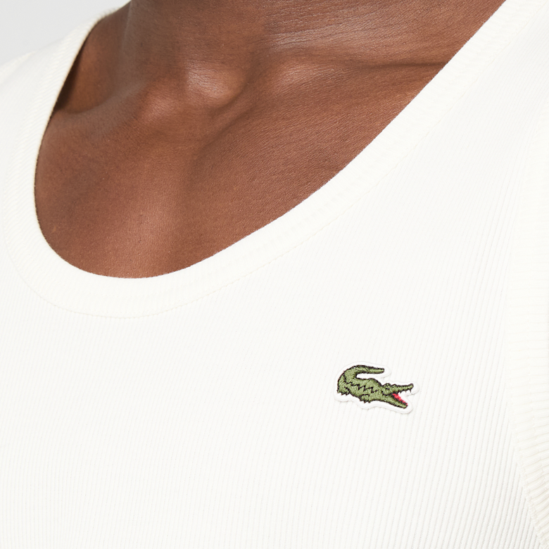 Buy Lacoste Logo Tanktop in white | TH0030-00-70V | solebox