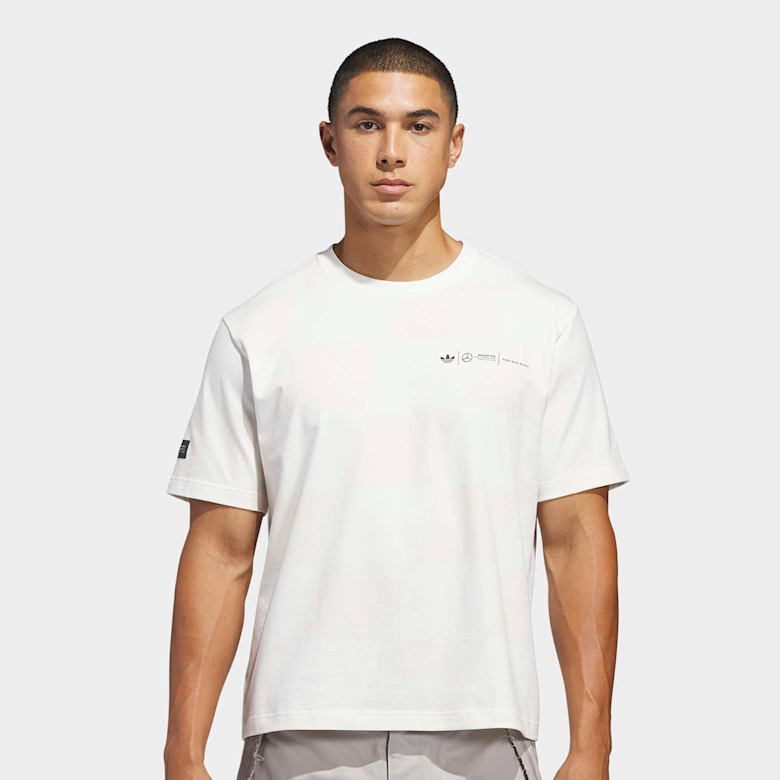 Buy adidas Originals x Bad Bunny x Mercedes Tee in beige | KD7593