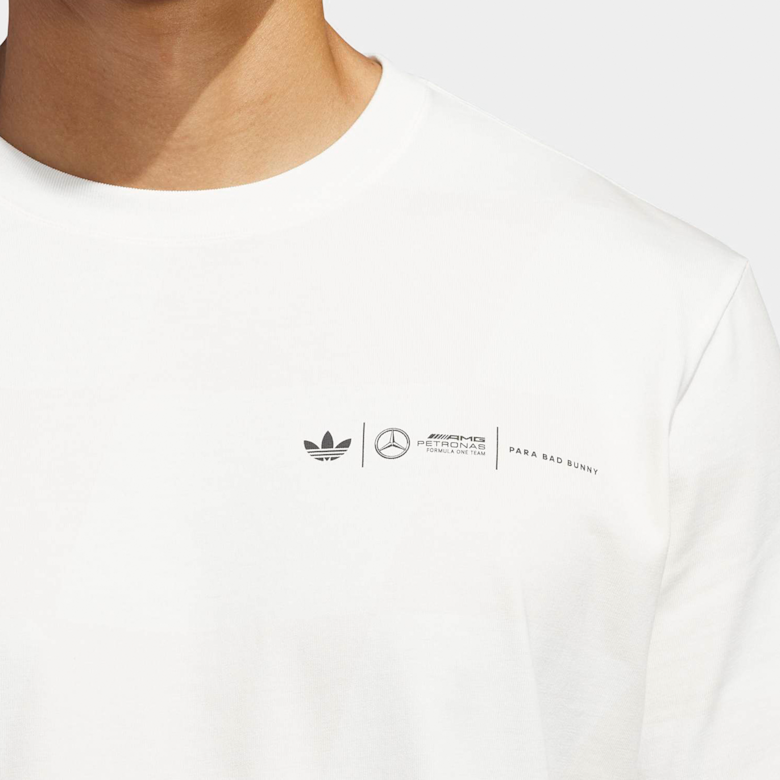 Buy adidas Originals x Bad Bunny x Mercedes Tee in beige | KD7593