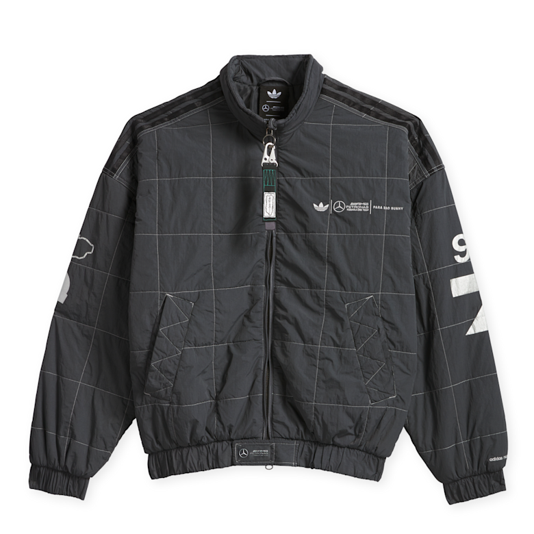 Buy adidas Originals x Bad Bunny x Mercedes Jacket in grey