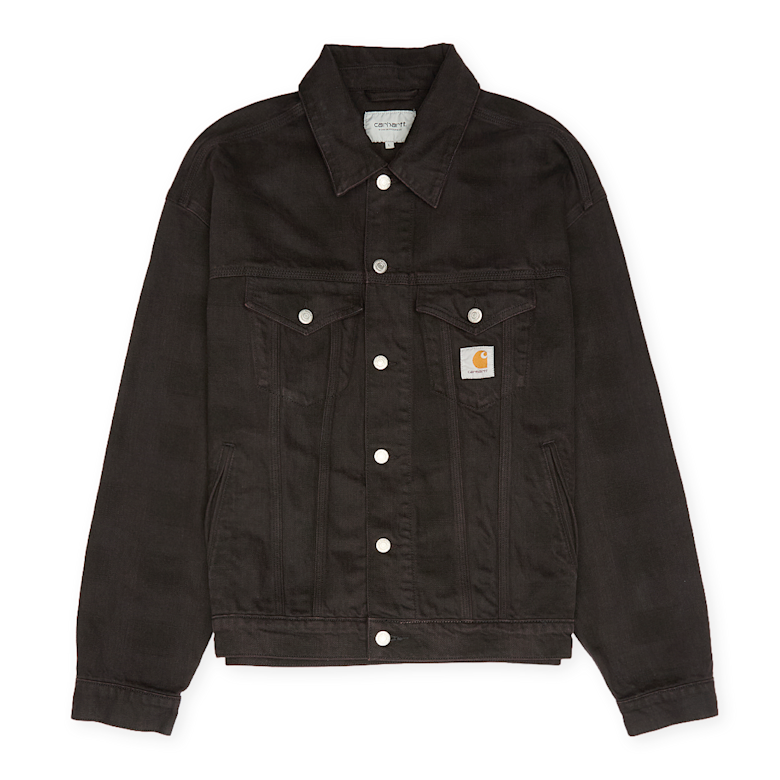 Buy Carhartt WIP Everson Trucker Jacket in black | I036266-3HVGD