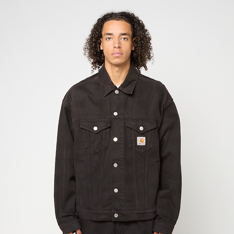 Buy Carhartt WIP Everson Trucker Jacket in black | I036266-3HVGD