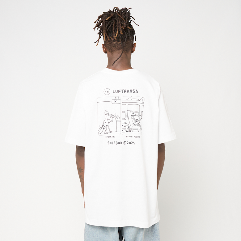 Buy solebox x Lufthansa T-Shirt Gate in white | SBXLUFTHANSA-GATE