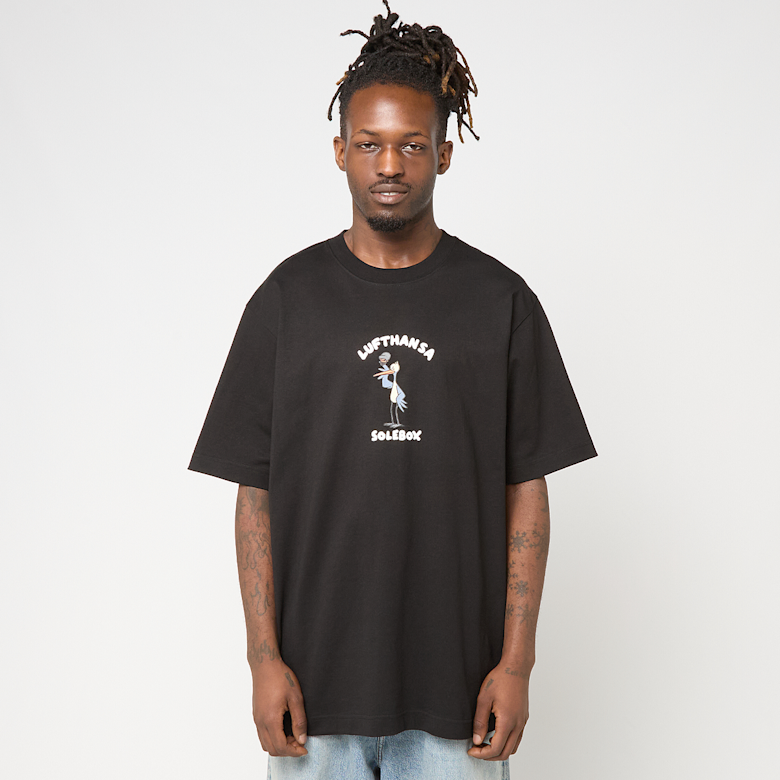 Buy solebox x Lufthansa T-Shirt Salute in black | SBXLUFTHANSA