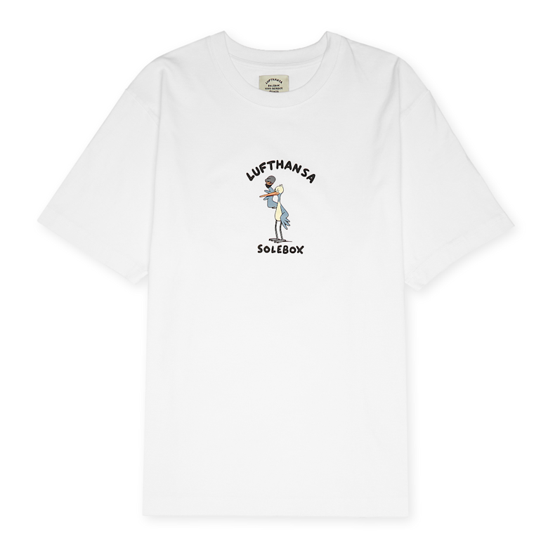 Buy solebox x Lufthansa T-Shirt Salute in white | SBXLUFTHANSA