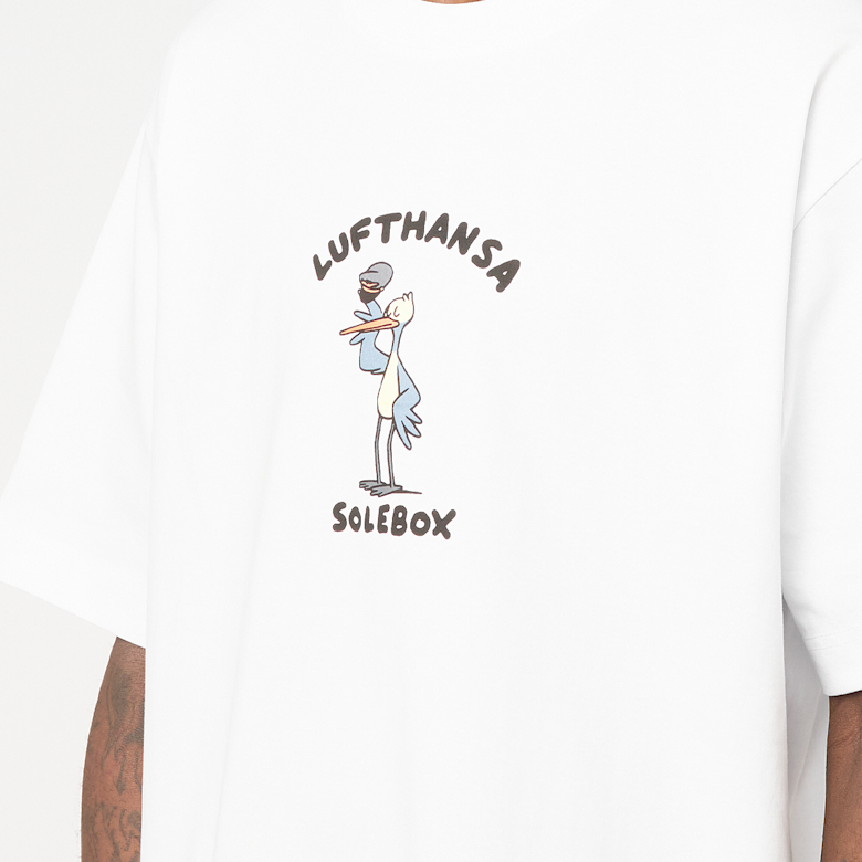 Buy solebox x Lufthansa T-Shirt Salute in white | SBXLUFTHANSA