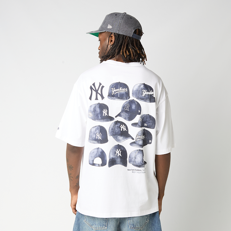 Buy New Era MLB Cap Graphic Os Tee New York Yankees in white
