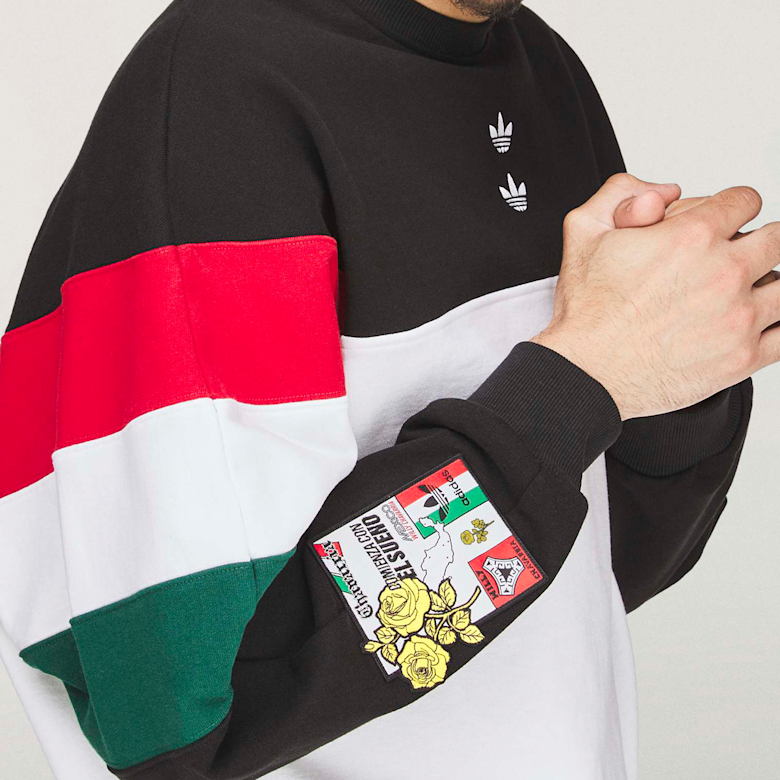 Buy adidas Originals x Willy Chavarria Crew Sweatshirt in black