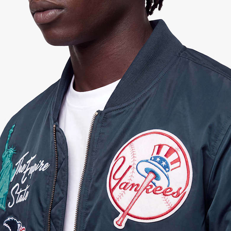 Buy New Era x Alpha Industries MA1 Jacket Neyyan in blue