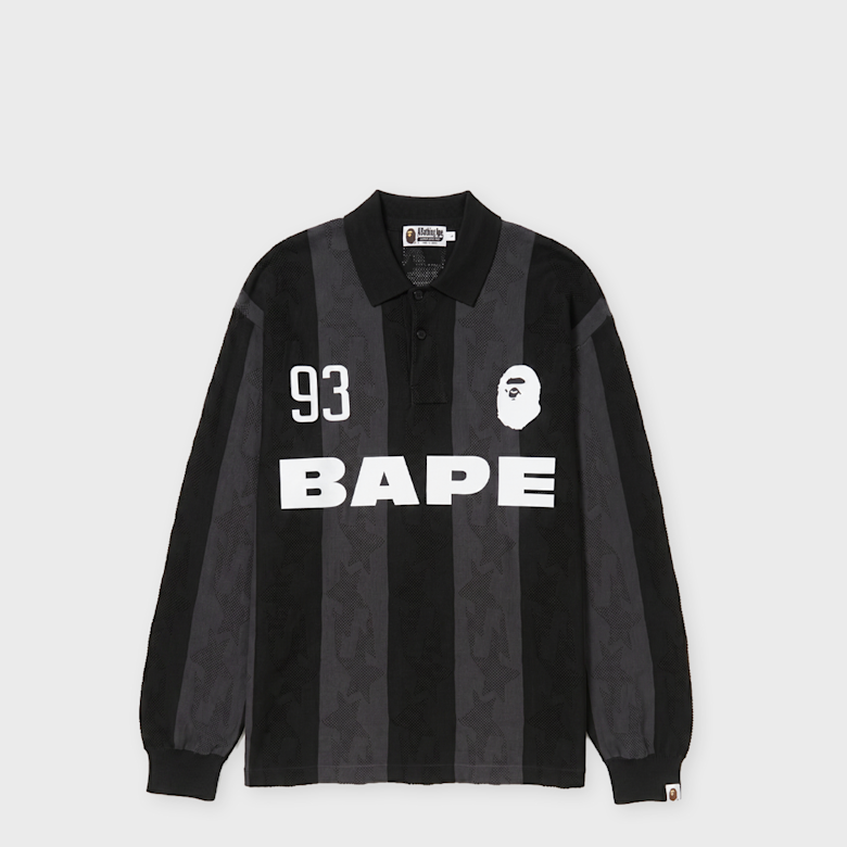 Buy A Bathing Ape Sta Stripe Pattern Jacquard Multi Logo Relaxed