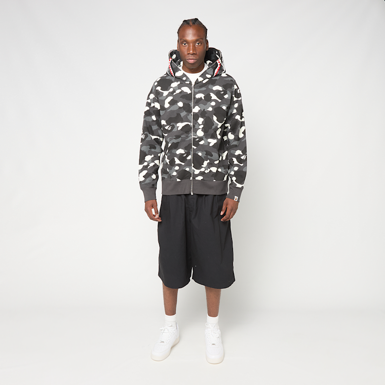 Buy A Bathing Ape City Camo Shark Regular Fit Ful0l Zip Hoodie in