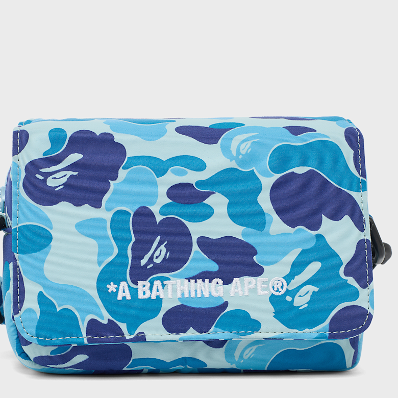 Buy A Bathing Ape ABC Camo Mini Shoulder Bag in blue