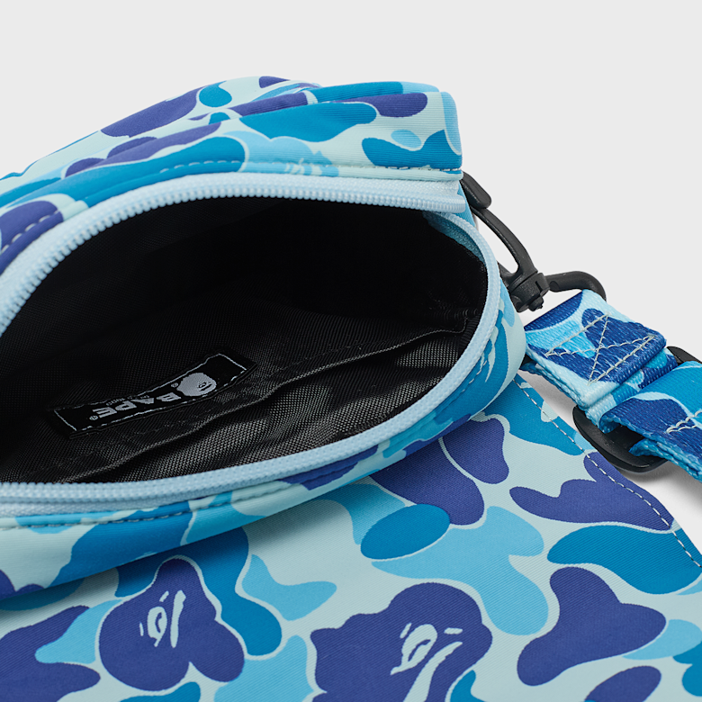 Buy A Bathing Ape ABC Camo Mini Shoulder Bag in blue