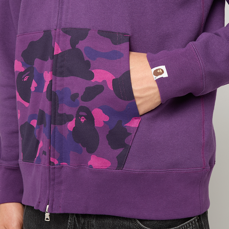 Buy A Bathing Ape Color Camo Shark Full Zip Double Hoodie in