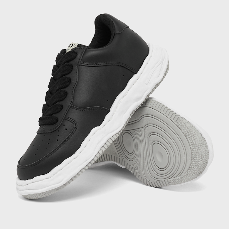 Buy Maison Mihara Yasuhiro Wayne OG Sole Leather Low in black