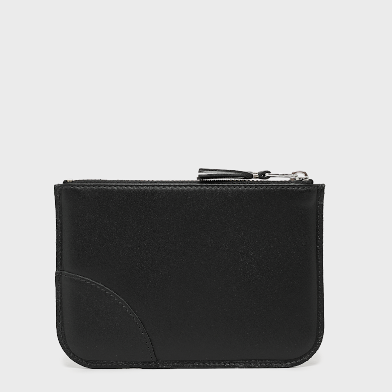 Buy Comme des Garcons Wallet Silver Eyelet in black | SA8100SE-1