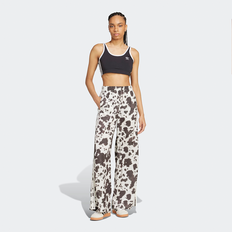 Buy adidas Originals Satin Wide Leg Pants in beige | KA2668 | solebox
