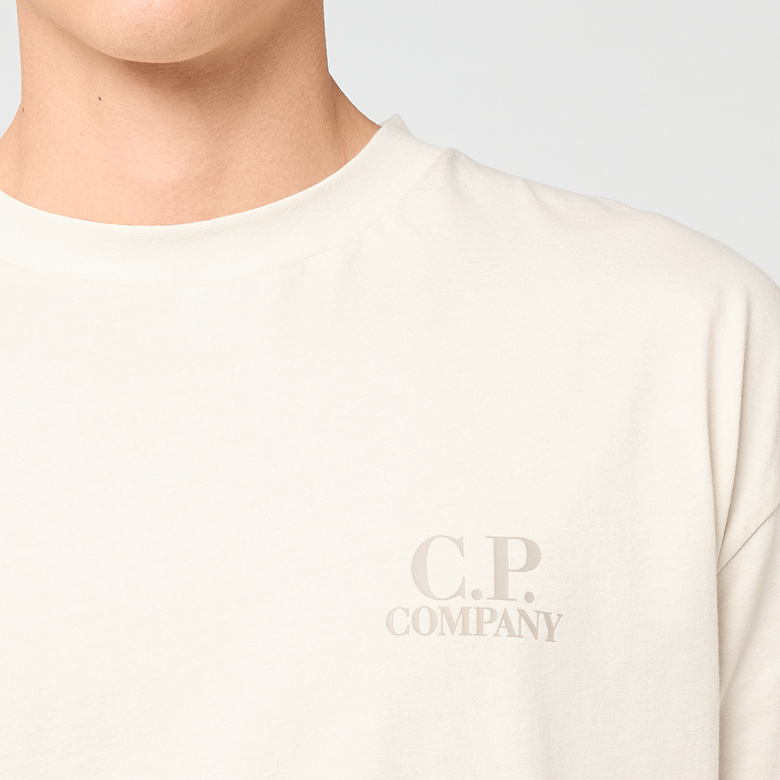 Buy C. P. Company T-Shirt Short Sleeve in frozen dew | MTS086A00