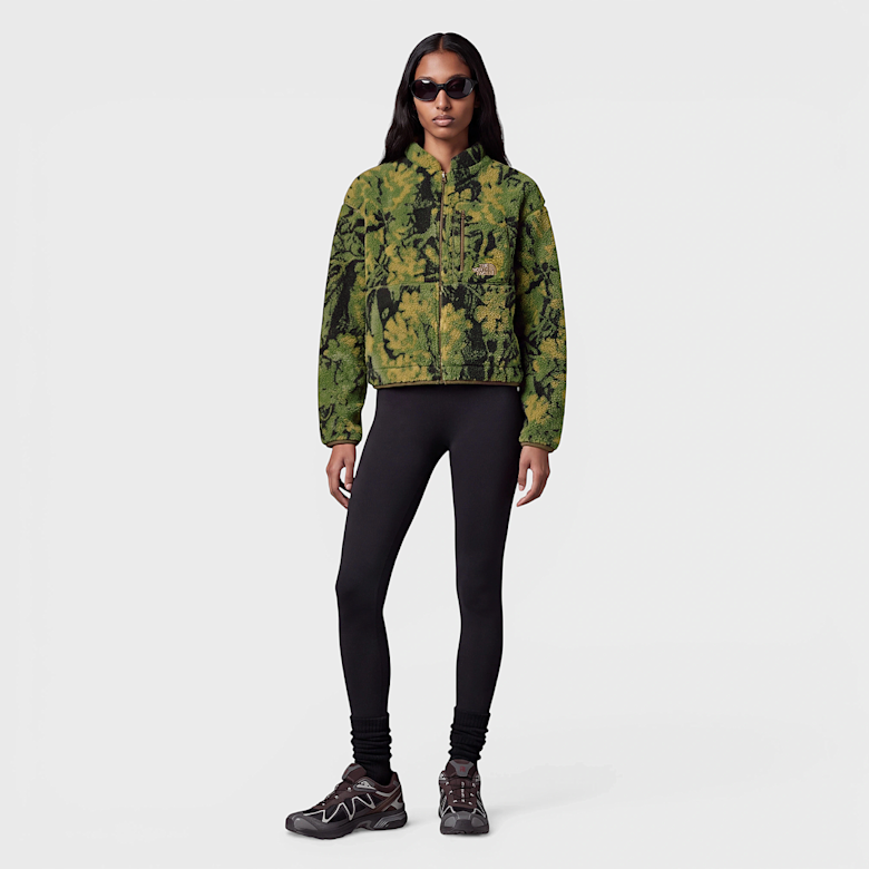 Buy The North Face Wmns Extreme Pile 2 FZ Jacket Print in green