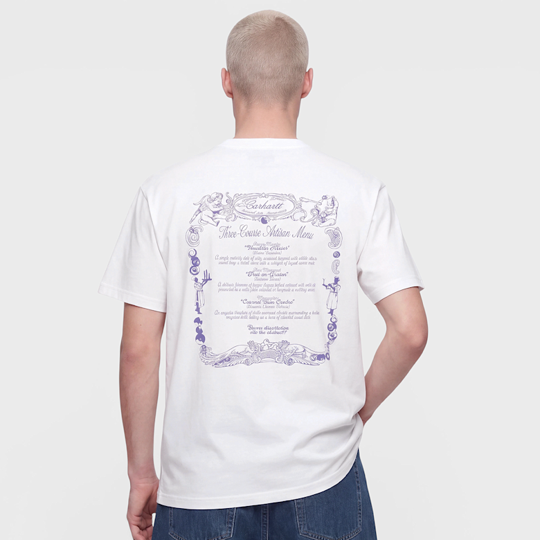 Buy Carhartt WIP Shortsleeve Chez WIP T-Shirt in white | I037260