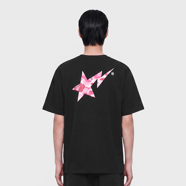 Buy A Bathing Ape ABC Camo Bape Sta Tee in black