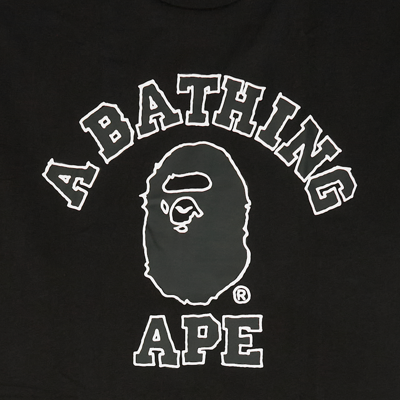 Buy A Bathing Ape Hand Drawn Outline College Relaxed Fit Tee M