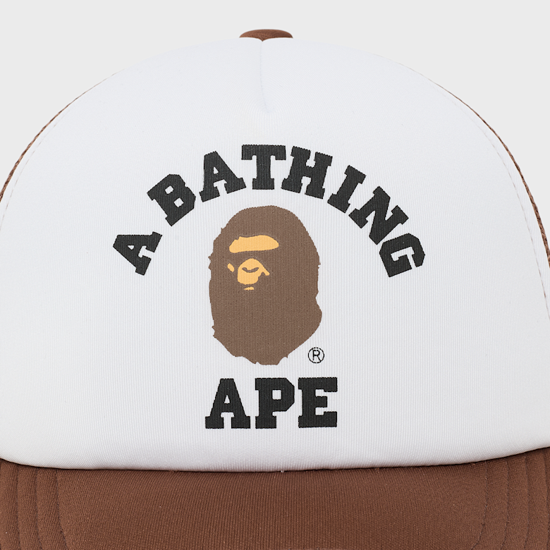 Buy A Bathing Ape College Mesh Cap brown in Undefined Color