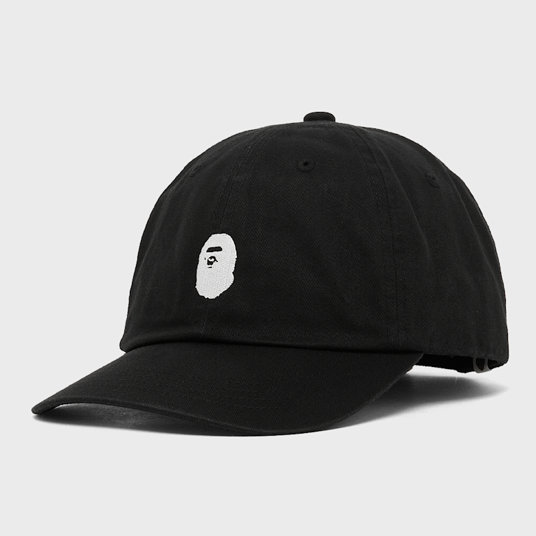 Buy A Bathing Ape Ape Head One Point Panel Cap in black
