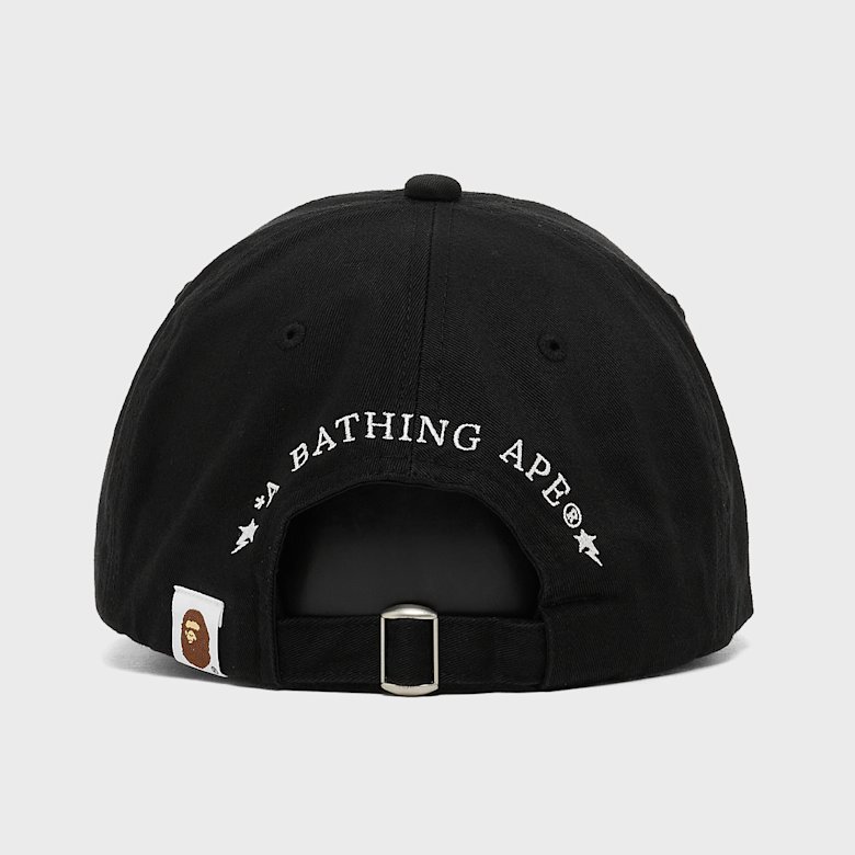 Buy A Bathing Ape Ape Head One Point Panel Cap in black