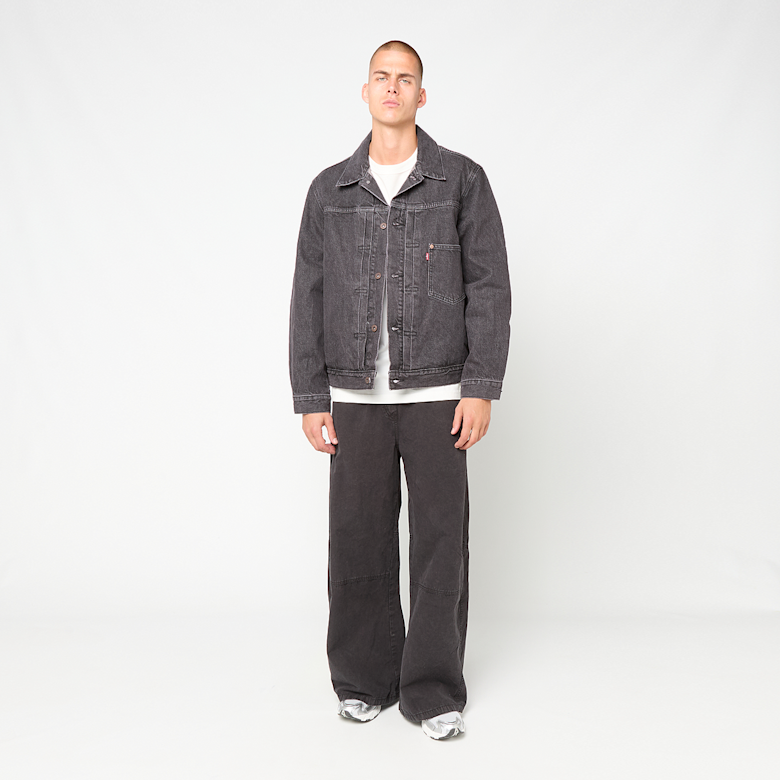 ポケット Kaufe Levi's Red Tab Type 1 Trucker Jeansjacket in black | A3174