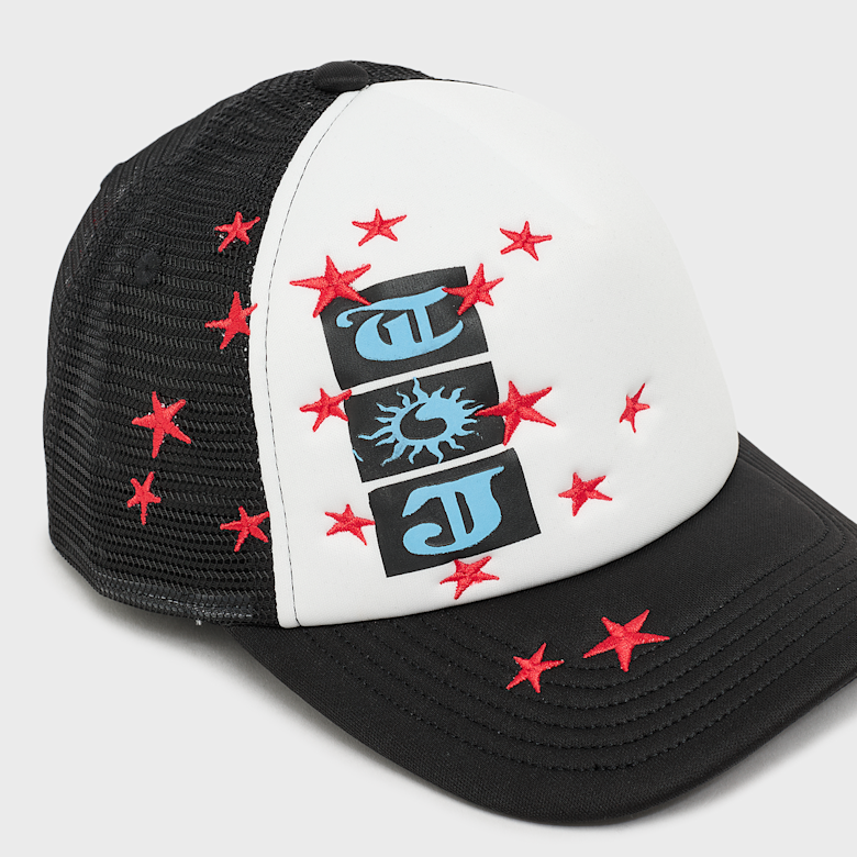 パリス Buy TwoJeys Souvenir Black Trucker Cap in white | 425815800 | solebox