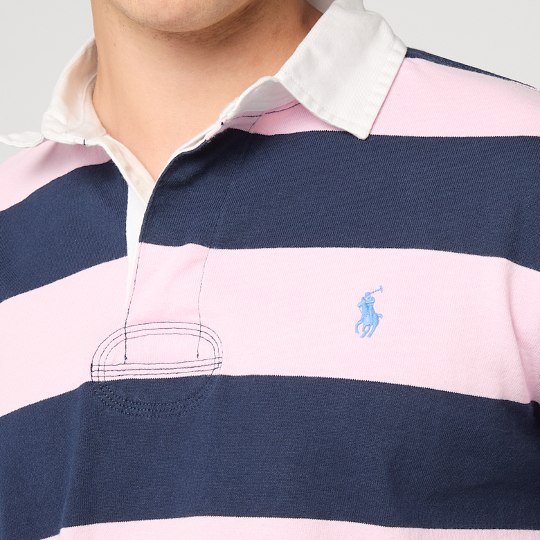 Buy Polo Ralph Lauren The Iconic Rugby Shirt in lichtroze