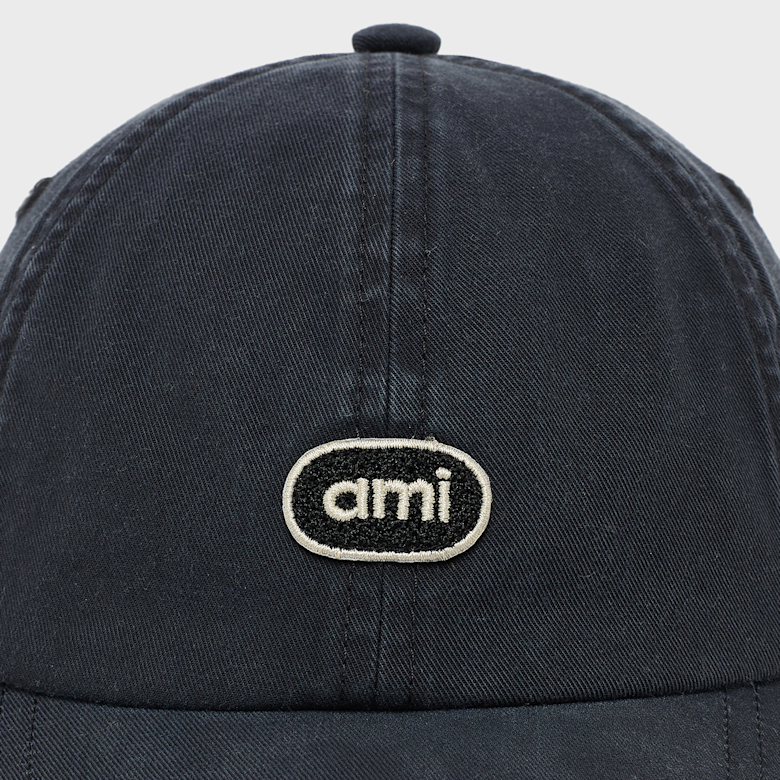 ami paris キャップ Buy AMI PARIS Ami Patch Embroidery Cap in black | | solebox
