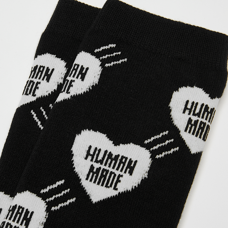 m Buy HUMAN MADE Heart Socks black Heart Socks in black | | solebox